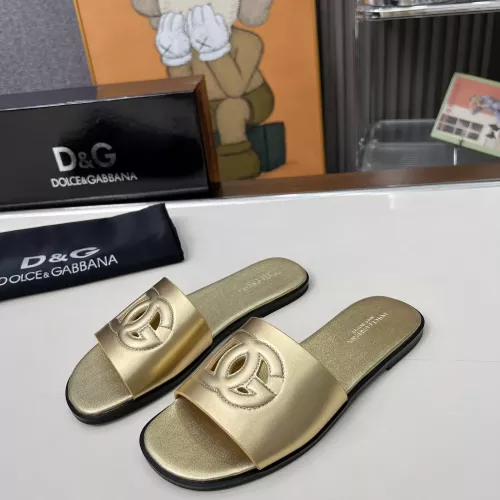 Wholesale Dolce &amp; Gabbana D&amp;G Slippers For Women #1374154 $85.00 USD, Wholesale Quality Replica Dolce &amp; Gabbana D&amp;G Slippers