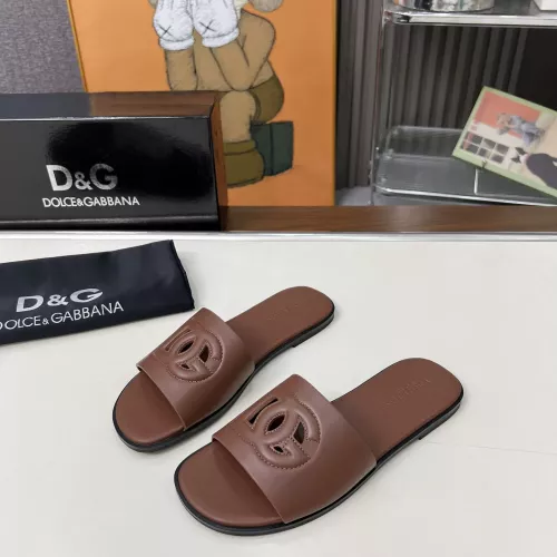 Wholesale Dolce &amp; Gabbana D&amp;G Slippers For Women #1374157 $85.00 USD, Wholesale Quality Replica Dolce &amp; Gabbana D&amp;G Slippers