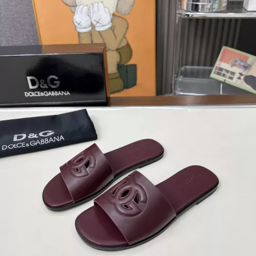 Wholesale Dolce &amp; Gabbana D&amp;G Slippers For Women #1374158 $85.00 USD, Wholesale Quality Replica Dolce &amp; Gabbana D&amp;G Slippers