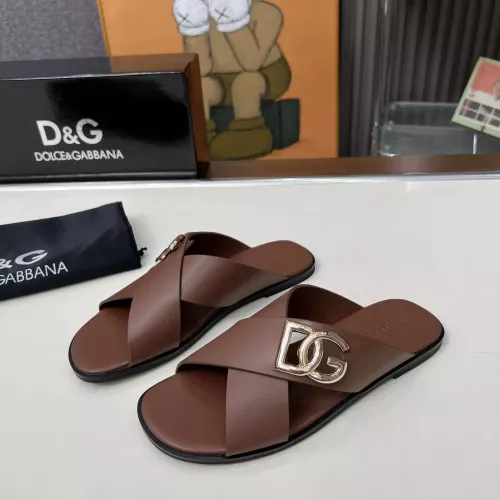 Wholesale Dolce &amp; Gabbana D&amp;G Slippers For Women #1374163 $88.00 USD, Wholesale Quality Replica Dolce &amp; Gabbana D&amp;G Slippers