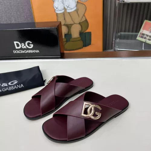 Wholesale Dolce &amp; Gabbana D&amp;G Slippers For Women #1374164 $88.00 USD, Wholesale Quality Replica Dolce &amp; Gabbana D&amp;G Slippers