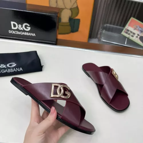 Replica Dolce & Gabbana D&G Slippers For Women #1374164 $88.00 USD for Wholesale