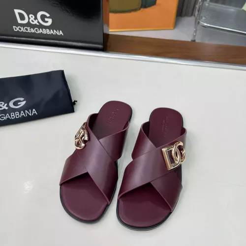 Replica Dolce & Gabbana D&G Slippers For Women #1374164 $88.00 USD for Wholesale
