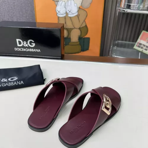 Replica Dolce & Gabbana D&G Slippers For Women #1374164 $88.00 USD for Wholesale