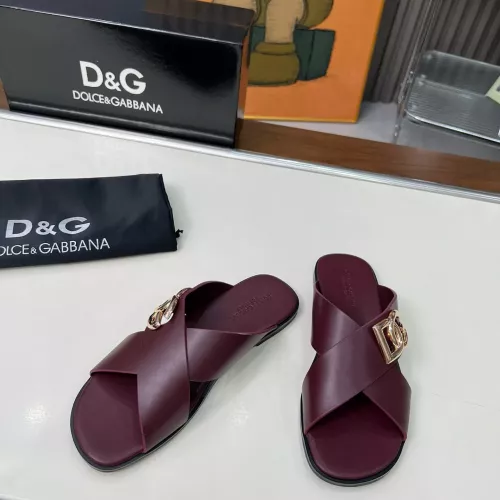 Replica Dolce & Gabbana D&G Slippers For Women #1374164 $88.00 USD for Wholesale