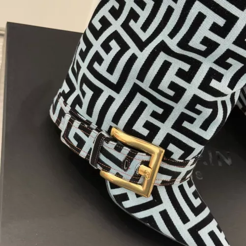 Replica Balmain Boots For Women #1374178 $155.00 USD for Wholesale