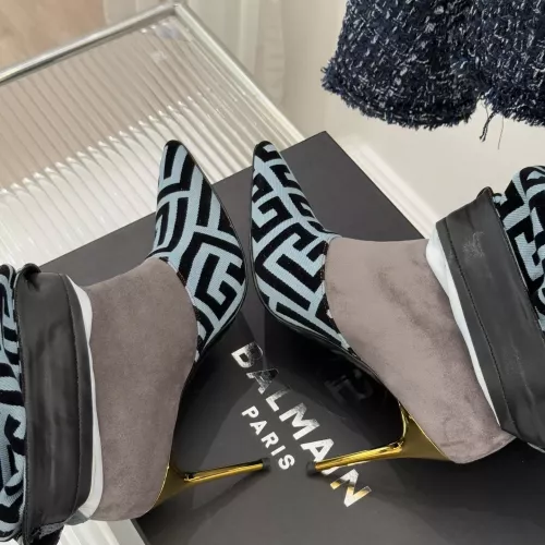 Replica Balmain Boots For Women #1374178 $155.00 USD for Wholesale