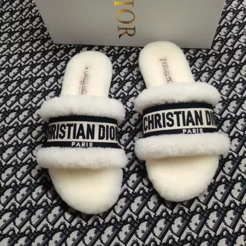 Wholesale Christian Dior Slippers For Women #1374184 $92.00 USD, Wholesale Quality Replica Christian Dior Slippers