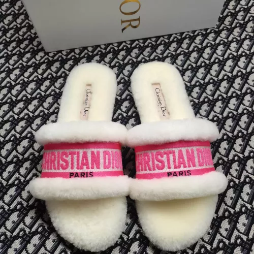 Wholesale Christian Dior Slippers For Women #1374185 $92.00 USD, Wholesale Quality Replica Christian Dior Slippers