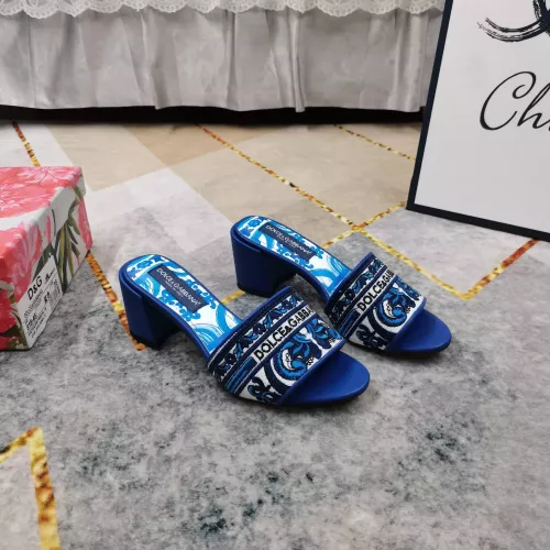 Wholesale Dolce &amp; Gabbana D&amp;G Slippers For Women #1374247 $125.00 USD, Wholesale Quality Replica Dolce &amp; Gabbana D&amp;G Slippers
