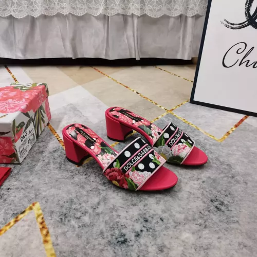 Wholesale Dolce &amp; Gabbana D&amp;G Slippers For Women #1374248 $125.00 USD, Wholesale Quality Replica Dolce &amp; Gabbana D&amp;G Slippers