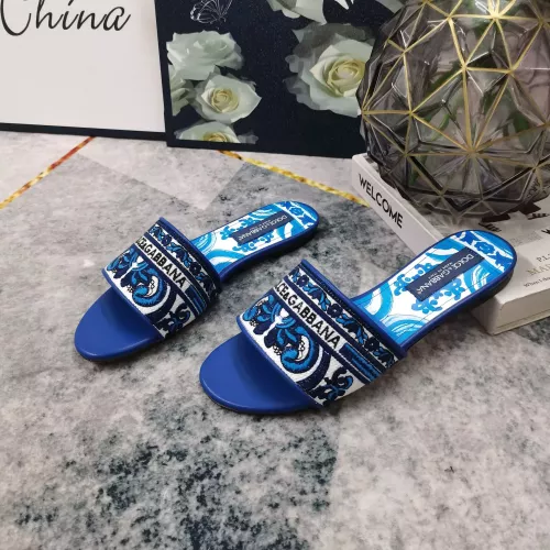 Wholesale Dolce &amp; Gabbana D&amp;G Slippers For Women #1374249 $125.00 USD, Wholesale Quality Replica Dolce &amp; Gabbana D&amp;G Slippers