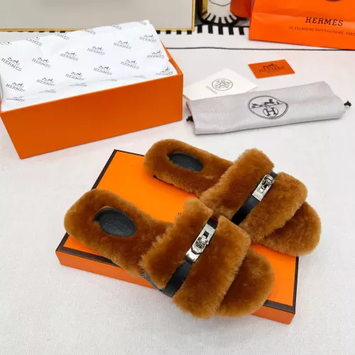 Replica Hermes Slippers For Women #1374260 $96.00 USD for Wholesale