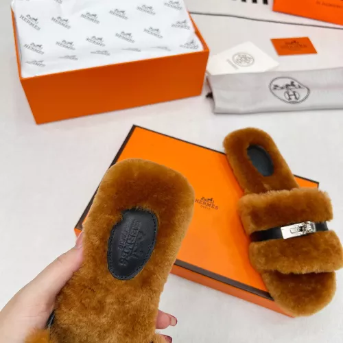 Replica Hermes Slippers For Women #1374260 $96.00 USD for Wholesale
