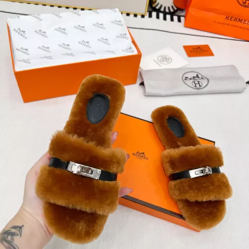 Replica Hermes Slippers For Women #1374260 $96.00 USD for Wholesale