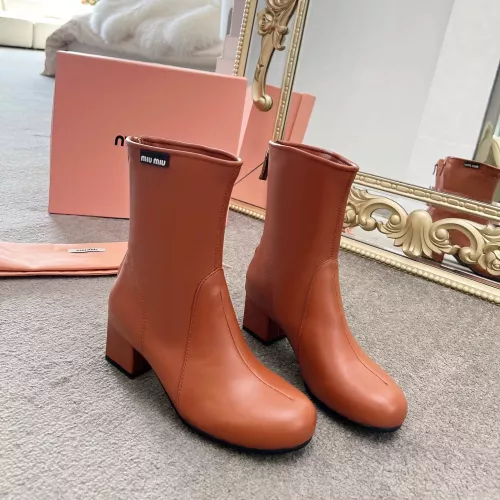 Wholesale MIU MIU Boots For Women #1374298 $100.00 USD, Wholesale Quality Replica MIU MIU Boots