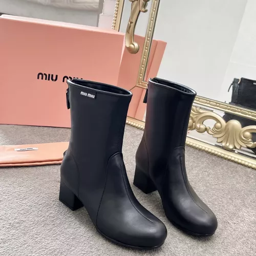 Wholesale MIU MIU Boots For Women #1374299 $100.00 USD, Wholesale Quality Replica MIU MIU Boots