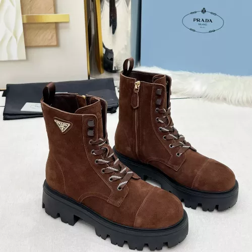 Wholesale Prada Boots For Women #1374306 $115.00 USD, Wholesale Quality Replica Prada Boots