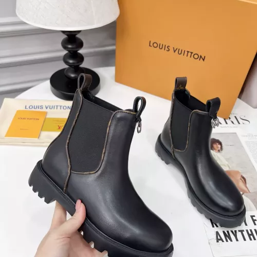 Wholesale Louis Vuitton Boots For Women #1374325 $98.00 USD, Wholesale Quality Replica Louis Vuitton Boots
