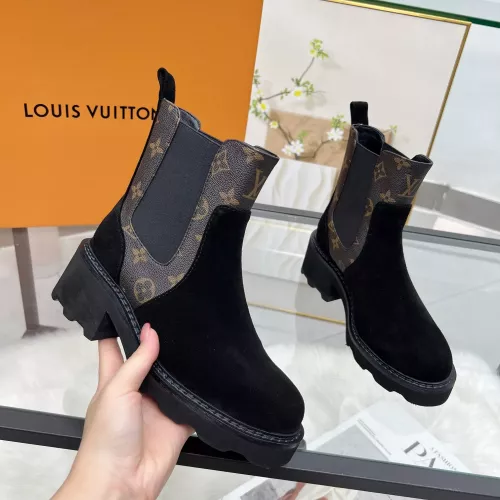 Wholesale Louis Vuitton Boots For Women #1374326 $98.00 USD, Wholesale Quality Replica Louis Vuitton Boots