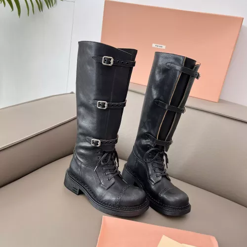 Wholesale MIU MIU Boots For Women #1374337 $162.00 USD, Wholesale Quality Replica MIU MIU Boots