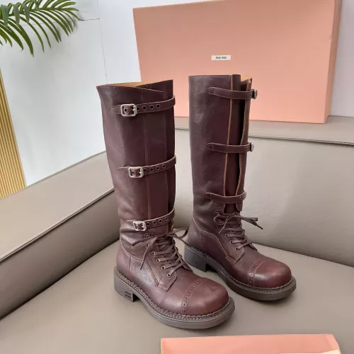 Wholesale MIU MIU Boots For Women #1374338 $162.00 USD, Wholesale Quality Replica MIU MIU Boots