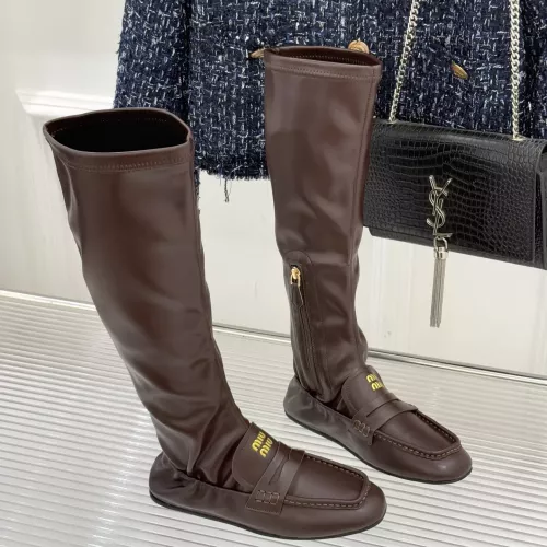 Wholesale MIU MIU Boots For Women #1374339 $122.00 USD, Wholesale Quality Replica MIU MIU Boots