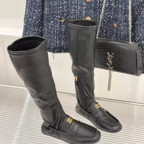 Wholesale MIU MIU Boots For Women #1374342 $122.00 USD, Wholesale Quality Replica MIU MIU Boots