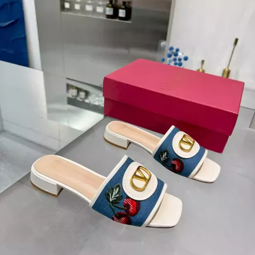 Replica Valentino Slippers For Women #1374345 $96.00 USD for Wholesale