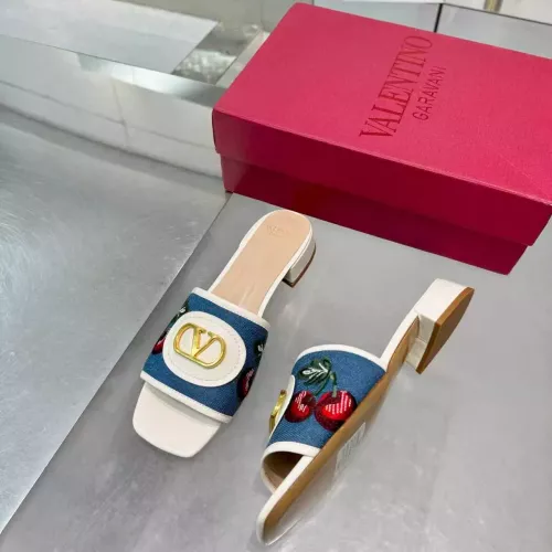 Replica Valentino Slippers For Women #1374345 $96.00 USD for Wholesale