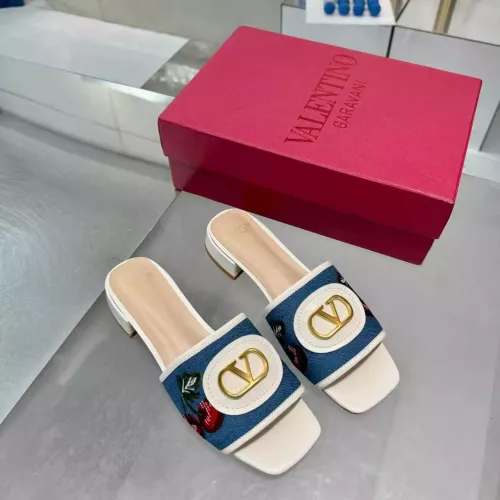 Replica Valentino Slippers For Women #1374345 $96.00 USD for Wholesale