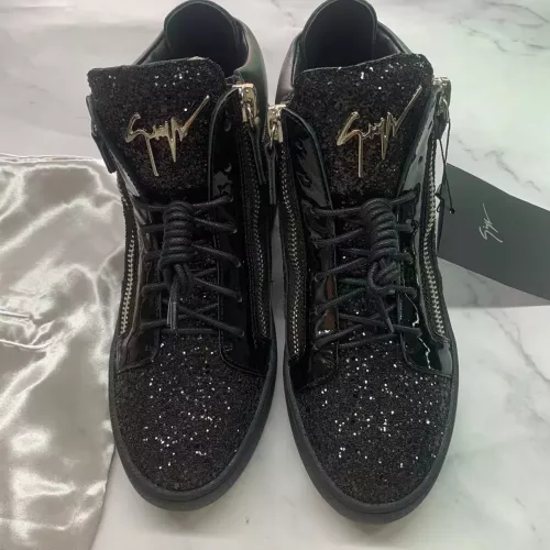 Replica Giuseppe Zanotti High Tops Shoes For Women #1374493 $98.00 USD for Wholesale