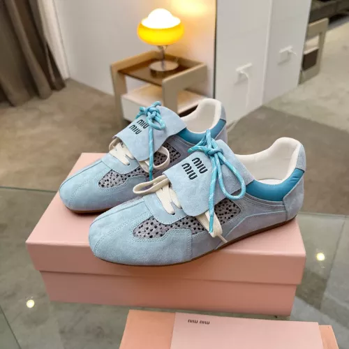 Wholesale MIU MIU Casual Shoes For Women #1374523 $88.00 USD, Wholesale Quality Replica MIU MIU Casual Shoes