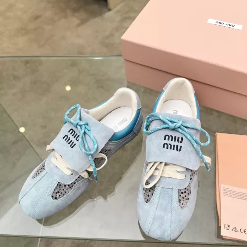 Replica MIU MIU Casual Shoes For Women #1374523 $88.00 USD for Wholesale