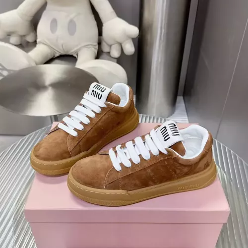 Wholesale MIU MIU Casual Shoes For Women #1374525 $98.00 USD, Wholesale Quality Replica MIU MIU Casual Shoes