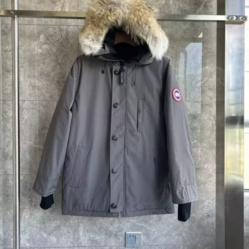 Wholesale Canada Goose Down Feather Coat Long Sleeved For Men #1374547 $205.00 USD, Wholesale Quality Replica Canada Goose Down Feather Coat
