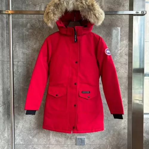 Wholesale Canada Goose Down Feather Coat Long Sleeved For Women #1374550 $205.00 USD, Wholesale Quality Replica Canada Goose Down Feather Coat