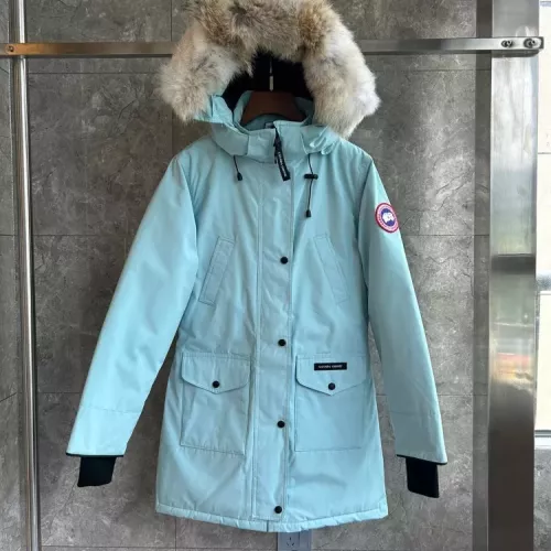 Wholesale Canada Goose Down Feather Coat Long Sleeved For Women #1374553 $205.00 USD, Wholesale Quality Replica Canada Goose Down Feather Coat