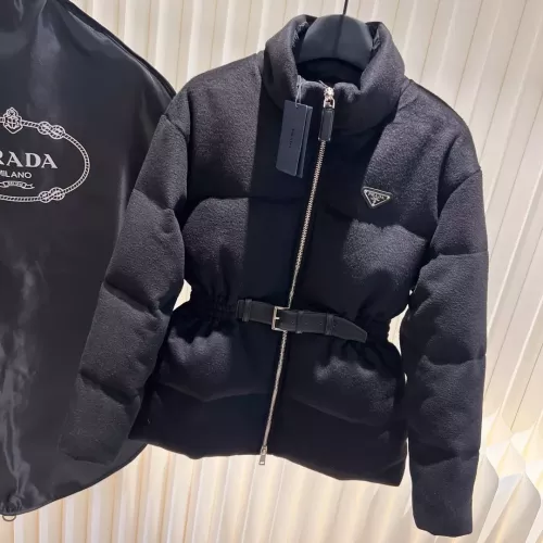 Wholesale Prada Down Feather Coat Long Sleeved For Women #1374574 $202.00 USD, Wholesale Quality Replica Prada Down Feather Coat
