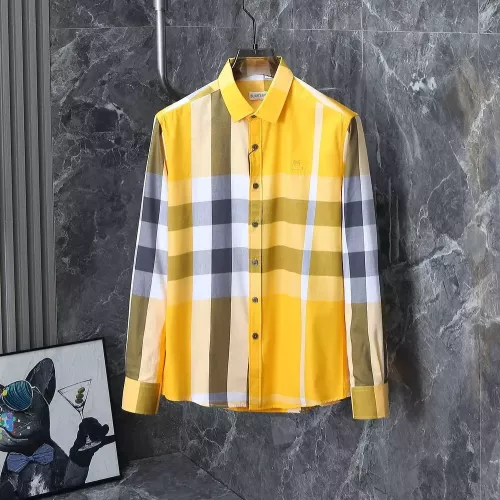 Wholesale Burberry Shirts Long Sleeved For Men #1374615 $38.00 USD, Wholesale Quality Replica Burberry Shirts