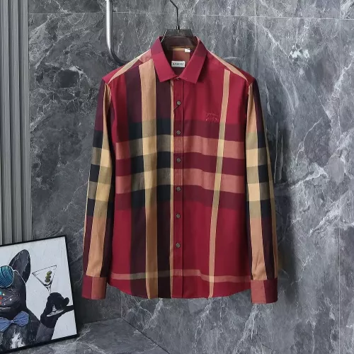Wholesale Burberry Shirts Long Sleeved For Men #1374619 $38.00 USD, Wholesale Quality Replica Burberry Shirts