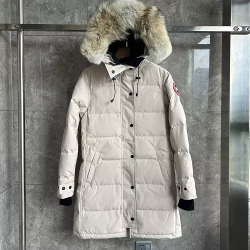 Wholesale Canada Goose Down Feather Coat Long Sleeved For Women #1374629 $160.00 USD, Wholesale Quality Replica Canada Goose Down Feather Coat
