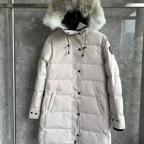 Wholesale Canada Goose Down Feather Coat Long Sleeved For Women #1374630 $160.00 USD, Wholesale Quality Replica Canada Goose Down Feather Coat