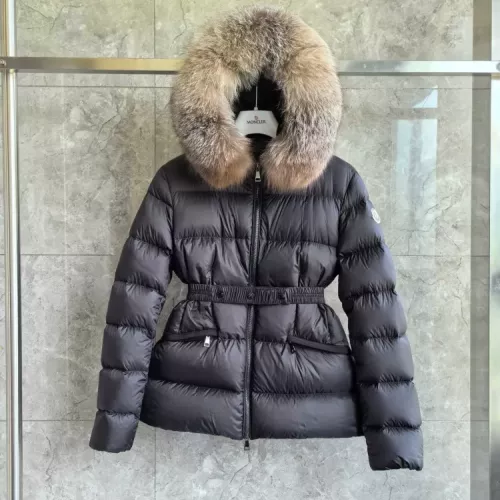 Wholesale Moncler Down Feather Coat Long Sleeved For Women #1374666 $251.24 USD, Wholesale Quality Replica Moncler Down Feather Coat