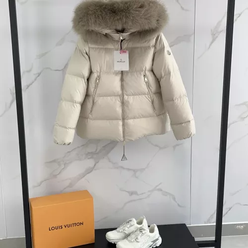 Wholesale Moncler Down Feather Coat Long Sleeved For Women #1374686 $182.00 USD, Wholesale Quality Replica Moncler Down Feather Coat