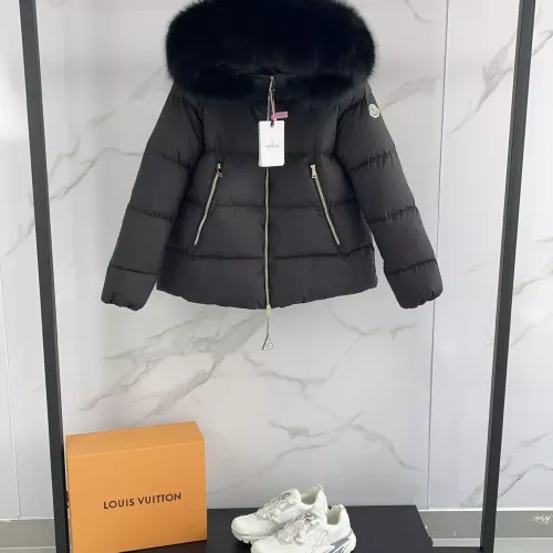 Wholesale Moncler Down Feather Coat Long Sleeved For Women #1374687 $182.00 USD, Wholesale Quality Replica Moncler Down Feather Coat
