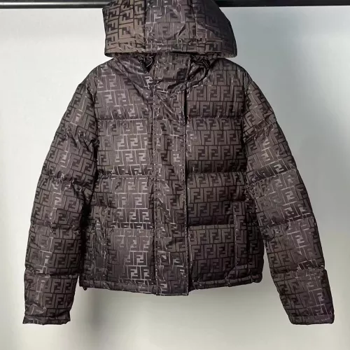 Wholesale Fendi Down Feather Coat Long Sleeved For Unisex #1374704 $170.00 USD, Wholesale Quality Replica Fendi Down Feather Coat