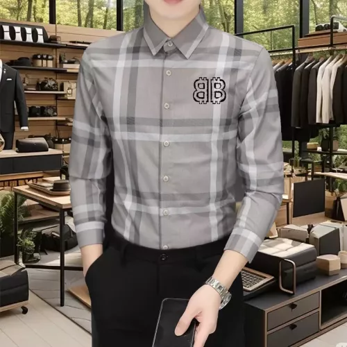 Wholesale Balenciaga Shirts Long Sleeved For Men #1374910 $56.00 USD, Wholesale Quality Replica Balenciaga Shirts