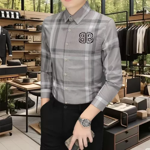 Replica Balenciaga Shirts Long Sleeved For Men #1374910 $56.00 USD for Wholesale