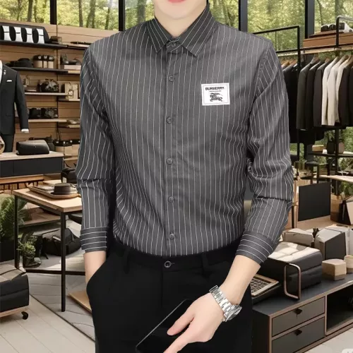 Wholesale Burberry Shirts Long Sleeved For Men #1374917 $56.00 USD, Wholesale Quality Replica Burberry Shirts